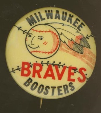 1953 Milwaukee Braves Boosters Pin